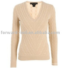 cable knit cashmere sweater